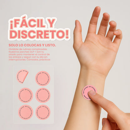 Parches GLP-1™ Reduce tu apetito y pierde peso de forma natural (Kit 30 parches)
