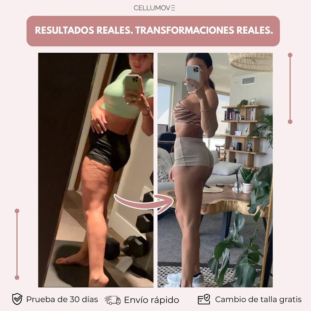 Elimina la apariencia de la celulitis en semanas con efecto moldeador 3D
