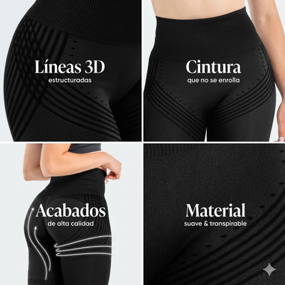 Leggings 3D Curvella Anticelulíticos Sculp 360™