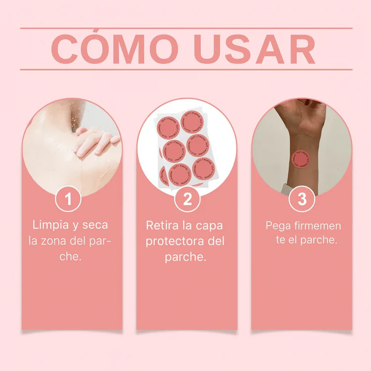 Parches GLP-1™ Reduce tu apetito y pierde peso de forma natural (Kit 30 parches)